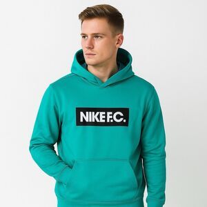 Nike FC Hoodie Mens L Green Dri-Fit Performance Soccer Training Pullover DC9075
